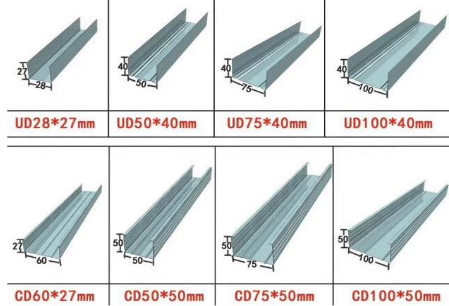 Drywall Stud and stuck double lines CW/UW/CD/UD roll forming machine