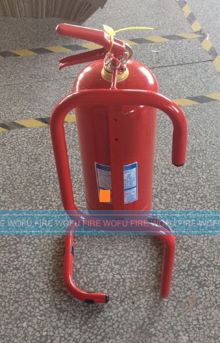 Single red Tubular Fire Extinguisher Stand