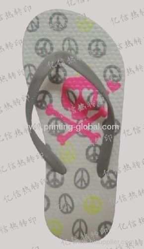 Thermal Transfer Printing Film For Pvc Adult Slippers New Design 