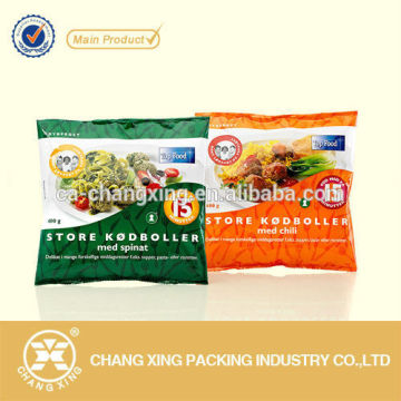 oem printing bottom gusseted pouch for food factory