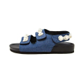 Sandales Denim Pearl Cotton Material Flat