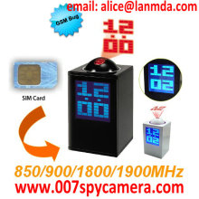 Laser Projection Desk Alarm Clock Spy GSM Bug, Voice Activated, Quad band LM-GB1152