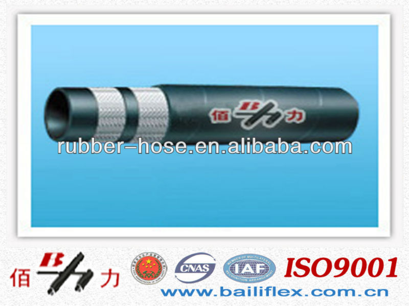 Fiber Braided Hydraulic Hoses Rubber SAE100 R3 - carbon fiber rubber, rubber and canvas hose, rubber hose braiding machine