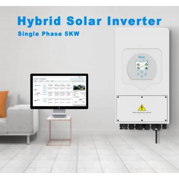 Kit solar híbrido 5kW 8KW Sistema híbrido solar para uso doméstico