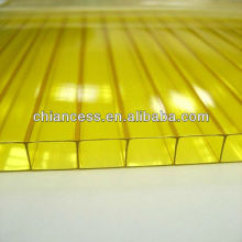Translucent bayer polycarbonate hollow pc sheet with yellow