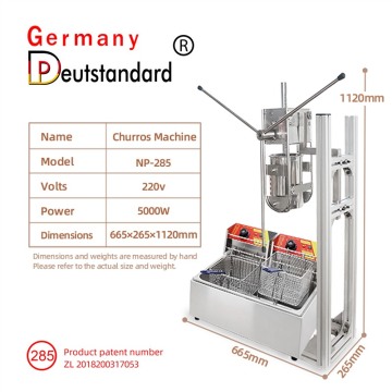 Machine à churros avec friteuse électrique 12L