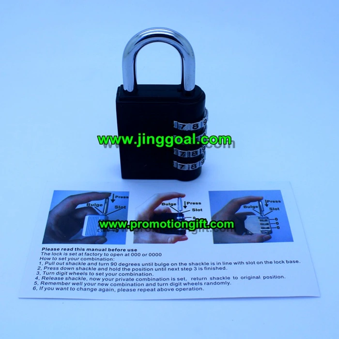 4 Digit Combination Luggage Lock