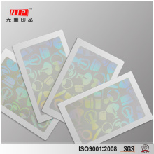 Strong Self Adhesive Hologram Sticker Film with CR80 Size