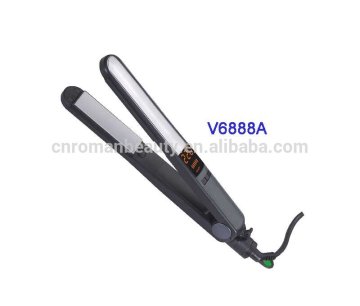 digital LED hair straightener Nano titanium