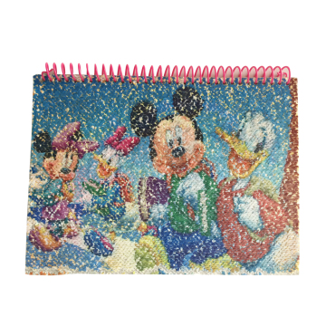 Colorful Beads And Sequins Notebook