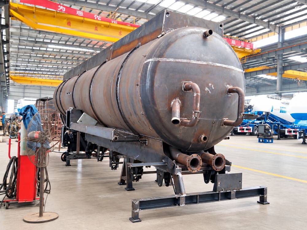 Вакуумный прицеп из углеродистой стали Carbon Steel Vacuum Trailer