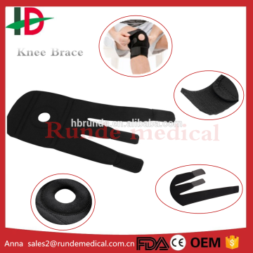 Knee Supporter with Bilateral Hinges (Black) - Single