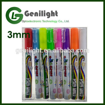 Wholesale Reversible Fluorescent Colors Liquid Chalk Markers For LED Drawing Boards