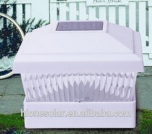 LED lighting plastic deck post solar lights