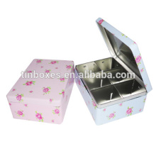 makeup tin box distributing box