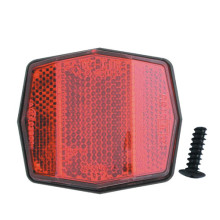 Plastic Red Bicycle Reflector