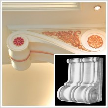 GRG Gypsum decorative plaster molds for interior corbels