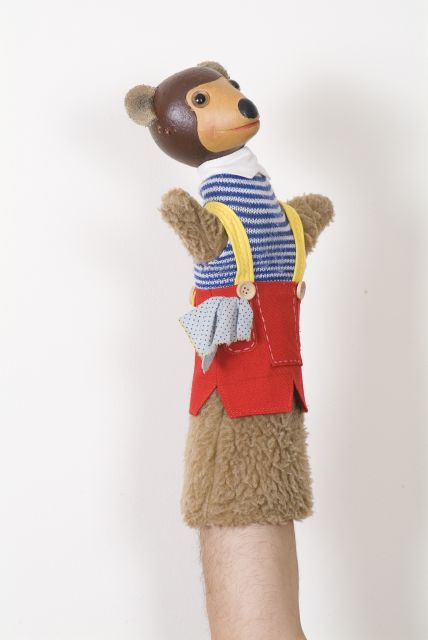 monkey hand puppet