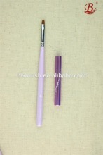 2015 nail tool wooden handle nail brushes gel brush oval