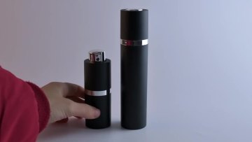 Cosmetic Packaging Spray Black Airless Pump Bottle