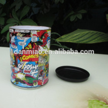 Cotton comics printed packing tubes