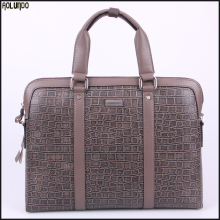 Latest design men custom leather briefcase hardware