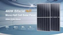 166mm 144Cells HJT Mono Half Cell PV Module