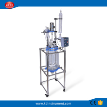 30L Jacketed Chemical Glass Polymerization Reactor