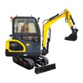 Mesin lansekap track karet excavator 2 ton mini