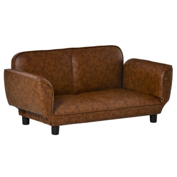 Pet Sofa Couch Foldable Dog Sofa Leather