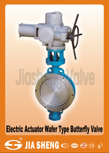 electric actuator flange connection butterfly valve for sea water