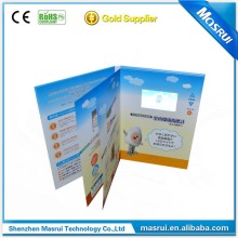 technology in print advertising lcd video book