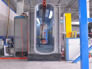 Intelligent electrostatic duster machine