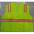 High Visibility Roadway Safety Vest with Button