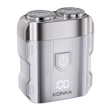 Konka Shaver: Rechargeable IPX7 Waterproof Beard Shaver with Safety Lock
