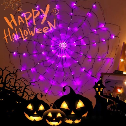 Halloween Spider Web Light