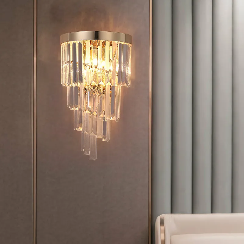 Elegant Nordic Crystal Chandelier for Luxurious Bedroom Decor