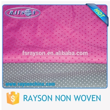 Slipper PVC Dotted Anti Slip Non Woven Non Slip Fabric