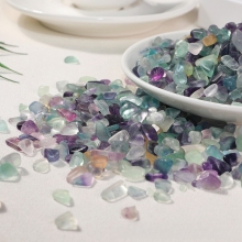 Wholesale Favorable Price Natural Fluorite Stones: Rainbow Tumbled Stones & Loose Gravel for Gifts