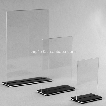 Acrylic Menu Holder, Acrylic Menu Stand, Acrylic Display Stand For Restaurant