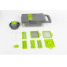 12-in-1 Multi-Functional Kitchen Slicer, Grater, Blender, and Chopper with Container for Fruits and Vegetables