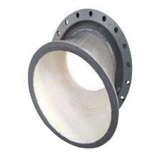 Corundum ceramic lined pipe