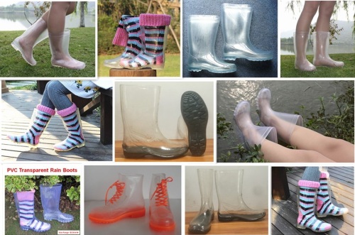 Transparent Women Rain Boots,Ladies rain shoe,Transparent Lady rain boot,Female Transparent Shoes, New Fashion boots