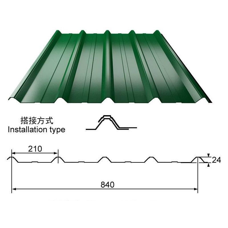 High Quality Galvanized Colour Coated Corrugated Steel Sheet Metal Tin Roofing Prices