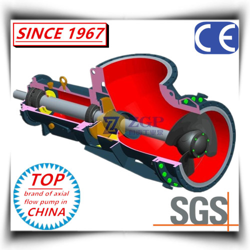 Pompes axiales horizontales en acier inoxydable pour produits chimiques chimiques