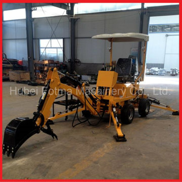22HP Diesel Engine Towable Backhoe