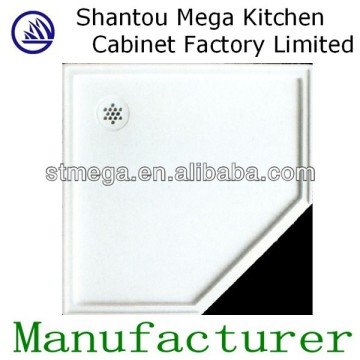 Polymarble bathroom shower base