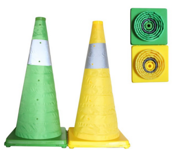 Collapsible traffic cone /safety road cone LED light