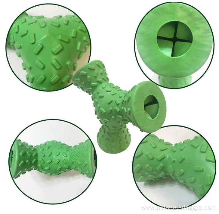 Hot selling interactive rubber food dog ball toys