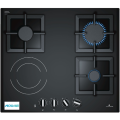 Gas Cooker Burner Black Electric Hob